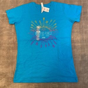 New T-shirt Blue Ladies S